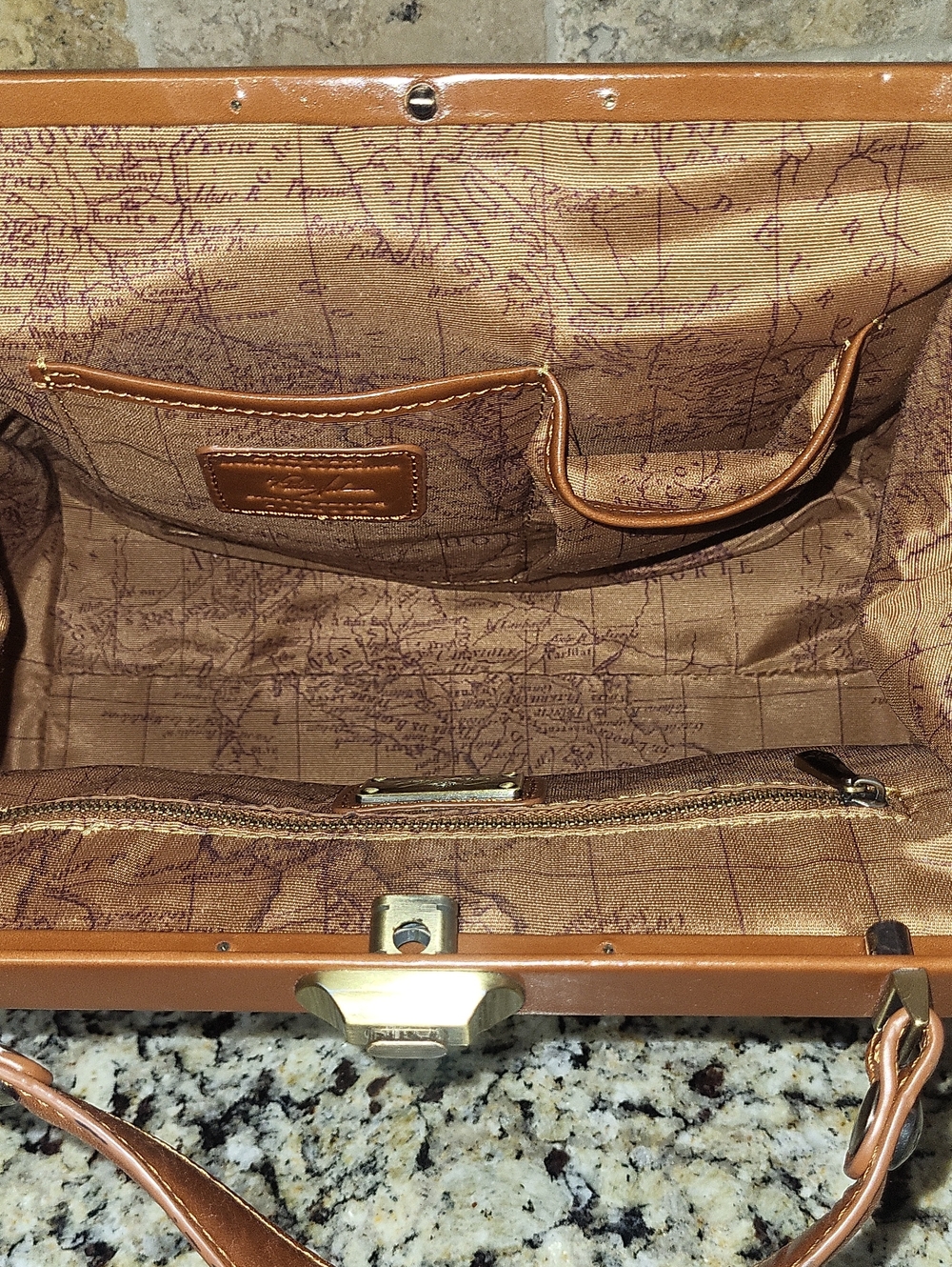 Patricia Nash Brianza Discovery Postcard Frame Satchel - Picture 11 of 15
